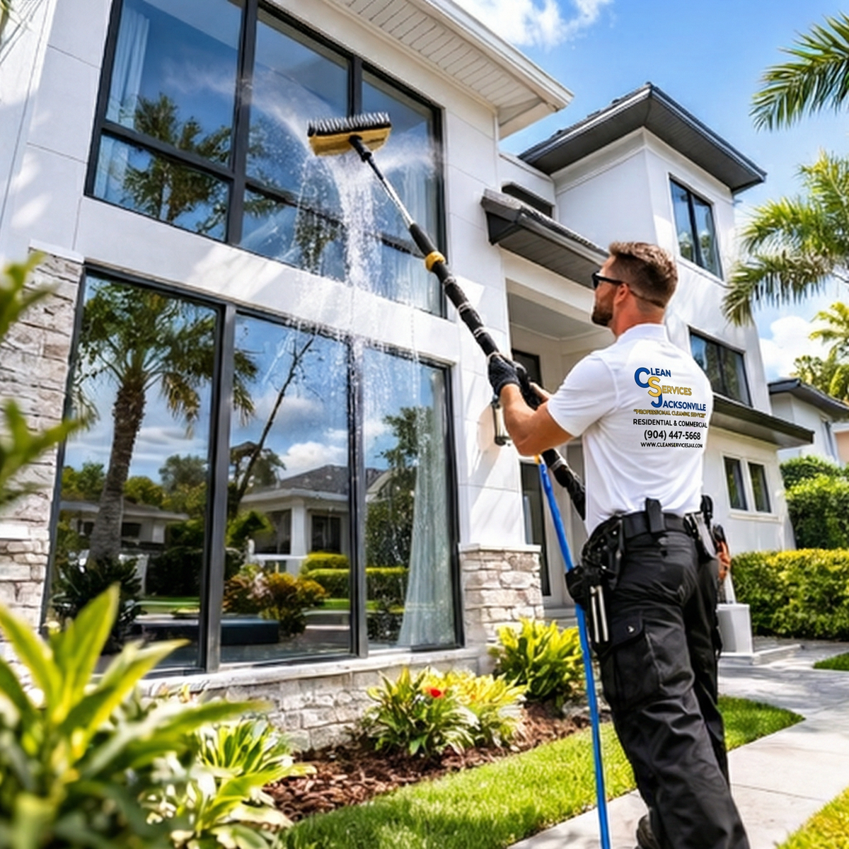 Exterior Window Washing exterior window washing